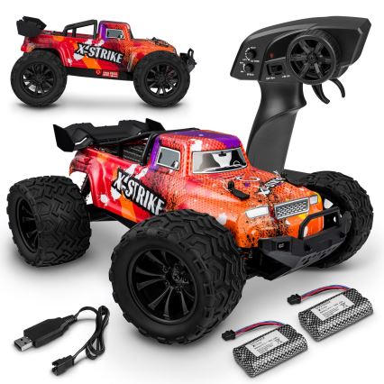 Overmax - RC-auto met afstandsbediening X-STRIKE 3000 mAh zwart/oranje