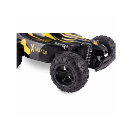 Overmax - RC-auto X-RALLY 2.0 met afstandsbediening, 1200 mAh, zwart/geel