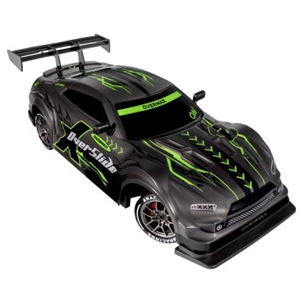 Overmax - Voiture de drift radiocommandée 2 en 1 X-OVERSLIDE 1000 mAh noir/vert/bleu/rouge