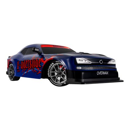 Overmax - Voiture de drift radiocommandée 2 en 1 X-OVERSLIDE 1000 mAh noir/vert/bleu/rouge
