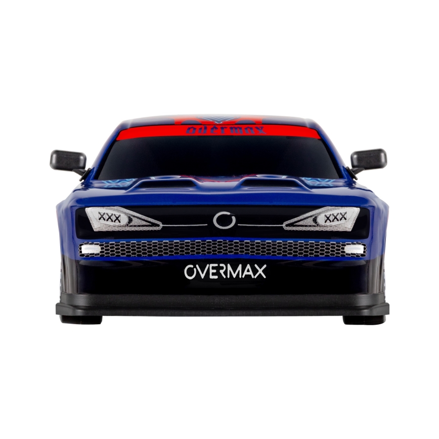 Overmax - Voiture de drift radiocommandée 2 en 1 X-OVERSLIDE 1000 mAh noir/vert/bleu/rouge