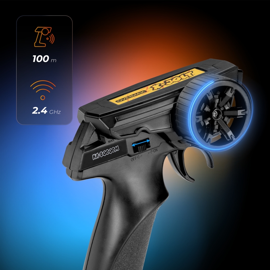 Overmax - voiture radiocommandée X-JOLT 1000 mAh noir/jaune