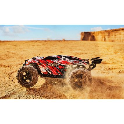 Overmax - voiture radiocommandée 2 en 1 X-MONSTER 3.5 1700 mAh noir/rouge/vert
