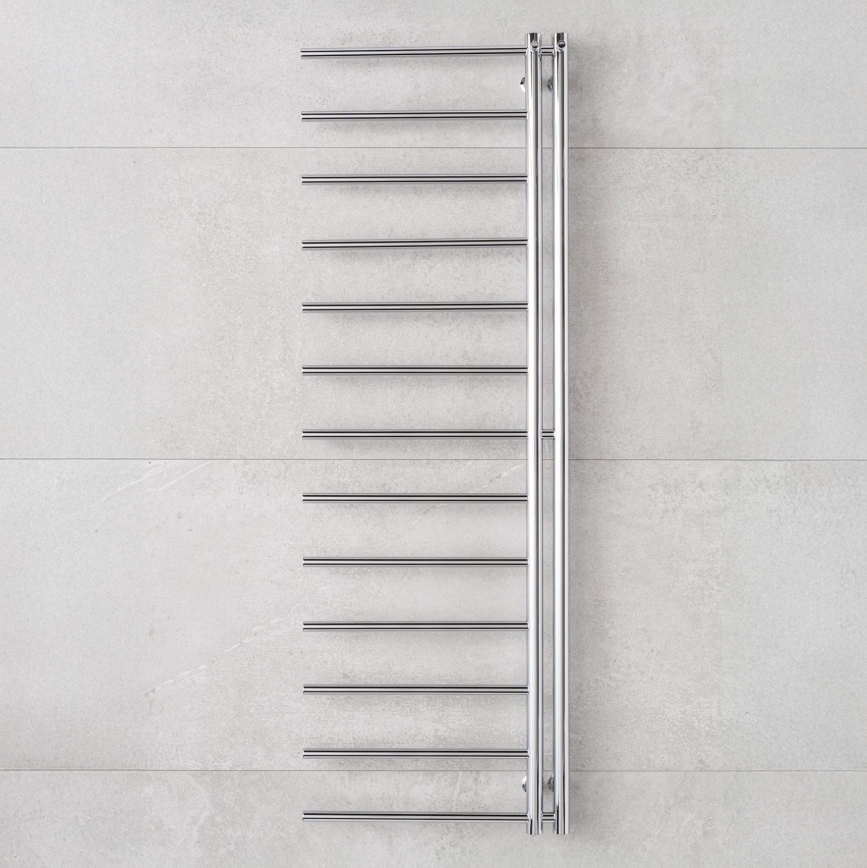 P.M.H. AP2C-L - Radiateur sèche-serviettes pour salle de bains APOLLO 219W 150 cm à gauche/chrome brillant
