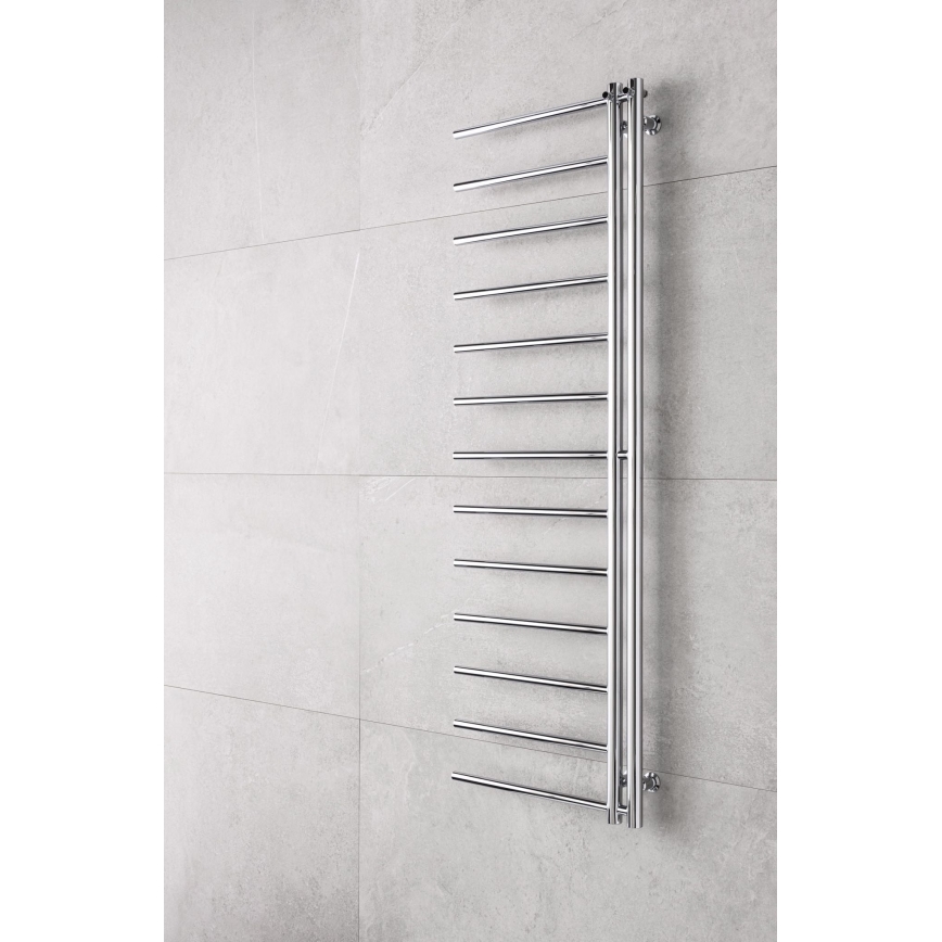 P.M.H. AP2C-L - Radiateur sèche-serviettes pour salle de bains APOLLO 219W 150 cm à gauche/chrome brillant