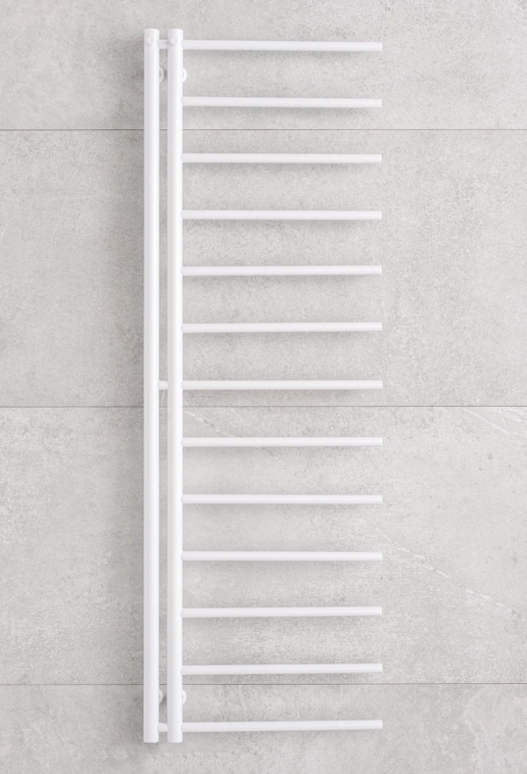 P.M.H. AP2W - Badkamer-handdoekradiator APOLLO 346 W, 150 cm, rechts/wit