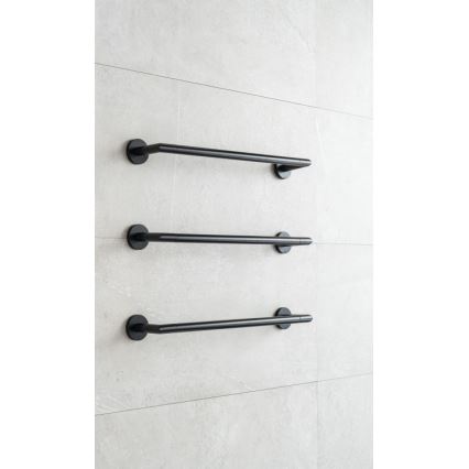 P.M.H. IN1B-L - Sèche-serviettes électrique INGA 17W/230V 85,9 cm IP44 gauche/noir