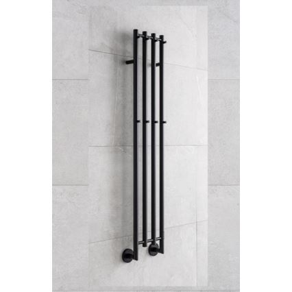 P.M.H. MO1B-R - Elektrische handdoekdroger MONA 93W/230V 153,3 cm IP44 zwart