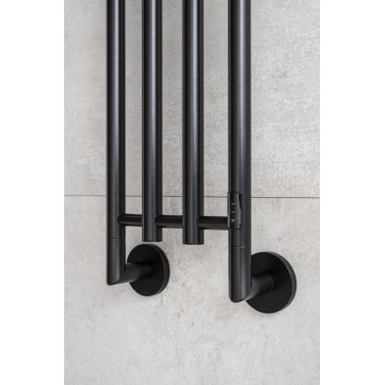 P.M.H. MO1B-R - Elektrische handdoekdroger MONA 93W/230V 153,3 cm IP44 zwart