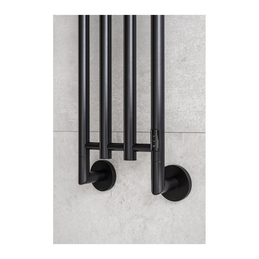 P.M.H. MO1B-R - Elektrische handdoekdroger MONA 93W/230V 153,3 cm IP44 zwart