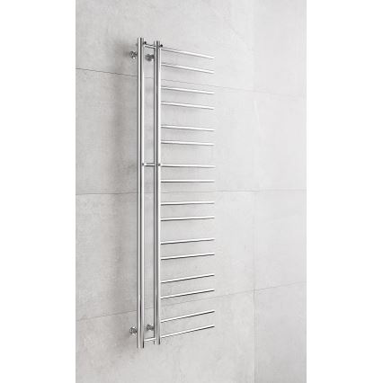 P.M.H. T2C - Badkamer handdoekradiator THEIA 352W 154 cm rechts/glanzend chroom