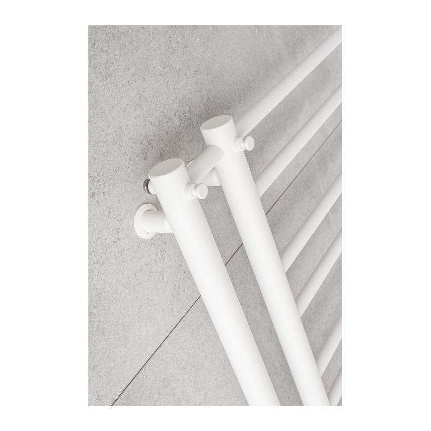 P.M.H. T2W - Badkamer handdoekradiator THEIA 352 W 154 cm rechts/wit