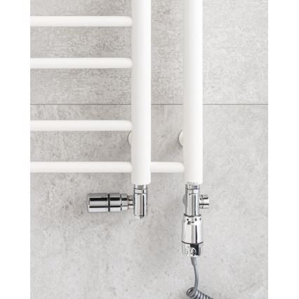 P.M.H. T2W-L - Badkamerhanddoekradiator THEIA 352 W 154 cm links/wit