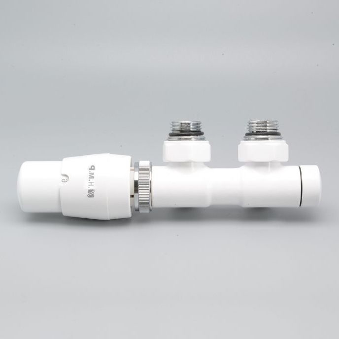P.M.H. TERM-LW-EK - Ventiel met thermostatische knop TERM links/wit