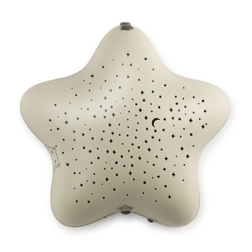 PABOBO - Beige Projector met een melodie STAR 3xAA