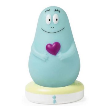 PABOBO - Lampe de table LED enfant Lumilove BARBAPAPA bleu