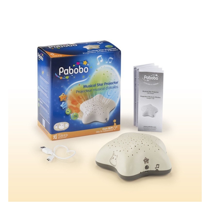 PABOBO - Magische projector micro USB met een melodie