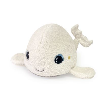 PABOBO - Peluche lumineuse avec mélodie BELUGA 3xAAA baleine