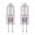 PACK 2x Ampoule halogène à intensité modulable G4/15W/12V - Lucide 50231/12/15