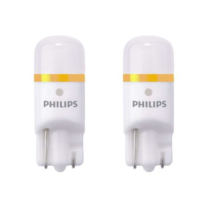 PACK 2x Ampoule LED pour voiture Philips X-TREMEULTION 127994000KX2 T10 W2,1x9,5d/0,8W