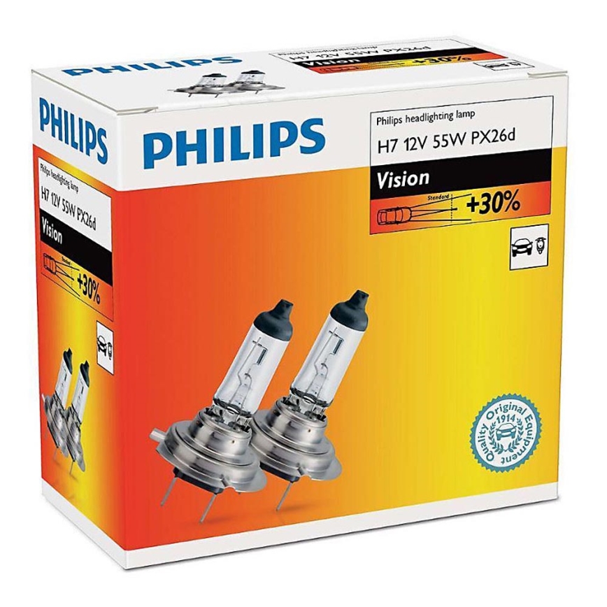 Ampoule pour voiture Philips ECOVISION 12972LLECOB1 H7 PX26d/55W/12V