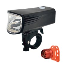 PACK 2x Lampe de vélo LED rechargeable LED/5W/USB IP44