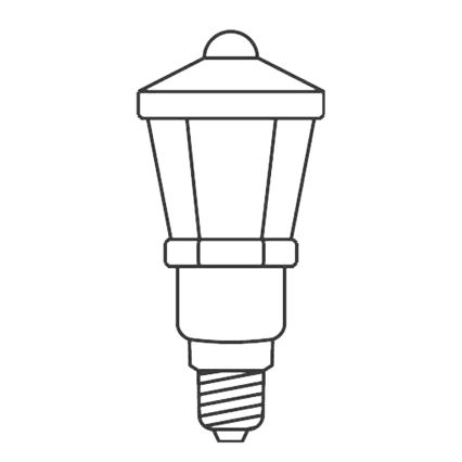 PACK 3 x Ampoule de rechange LANTERN E10/20V/0,1A coloré - fabriquée en Europe