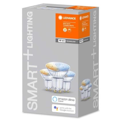 PACK 3x Ampoule à intensité variable LED RGBW SMART+ GU10/5W/230V 2700K-6500K - Ledvance