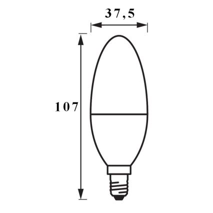 PACK 3x Ampoule à intensité variable LED SMART+ E14/5W/230V 2700K Wi-Fi - Ledvance