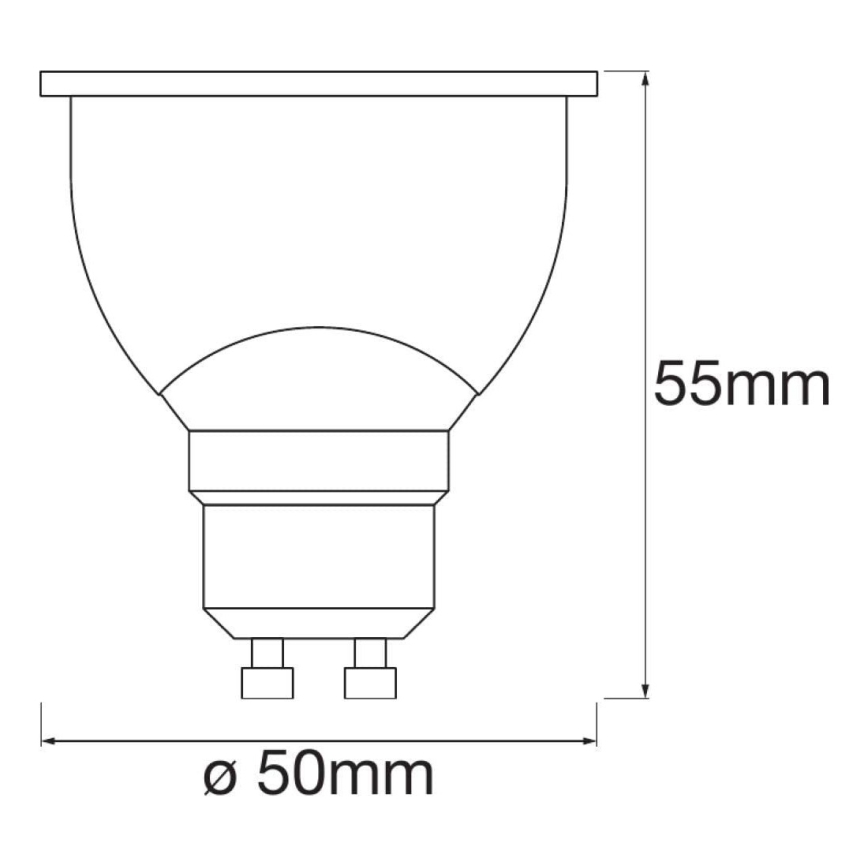 PACK 3x Ampoule à intensité variable LED SMART+ GU10/5W/230V 2700K Wi-Fi - Ledvance