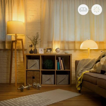 Pack de 2 ampoules LED dimmables A60 E27/9W/230V 2700K Wi-Fi + télécommande - WiZ