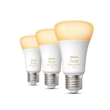 Pack de 3 ampoules LED dimmables Philips Hue WHITE AMBIANCE A60 E27/6W/230V 2200-6500K