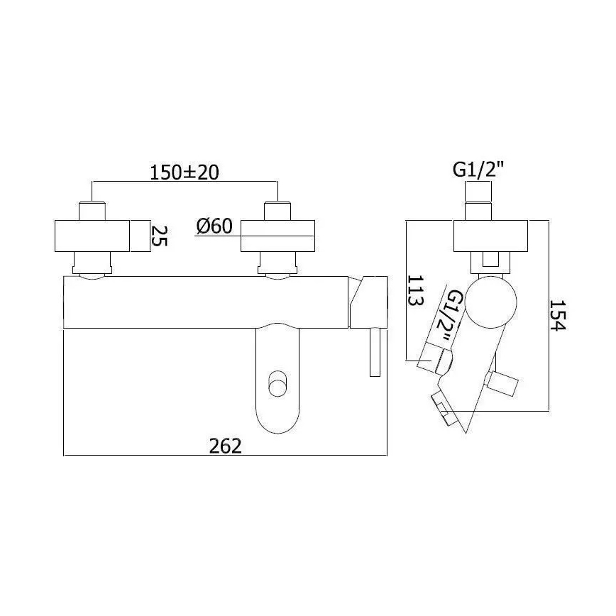 Paffoni - Badmengkraan LIGHT EXCLUSIVE, goud