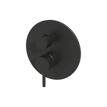 Paffoni - Douchemengkraan voor inbouw LIGHT, zwart