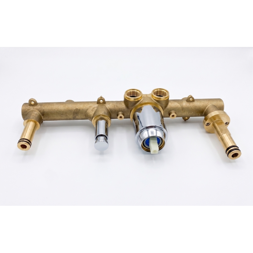 Paffoni - Ensemble de baignoire avec mitigeur pour installation encastrée TANGO, finition chrome brillant