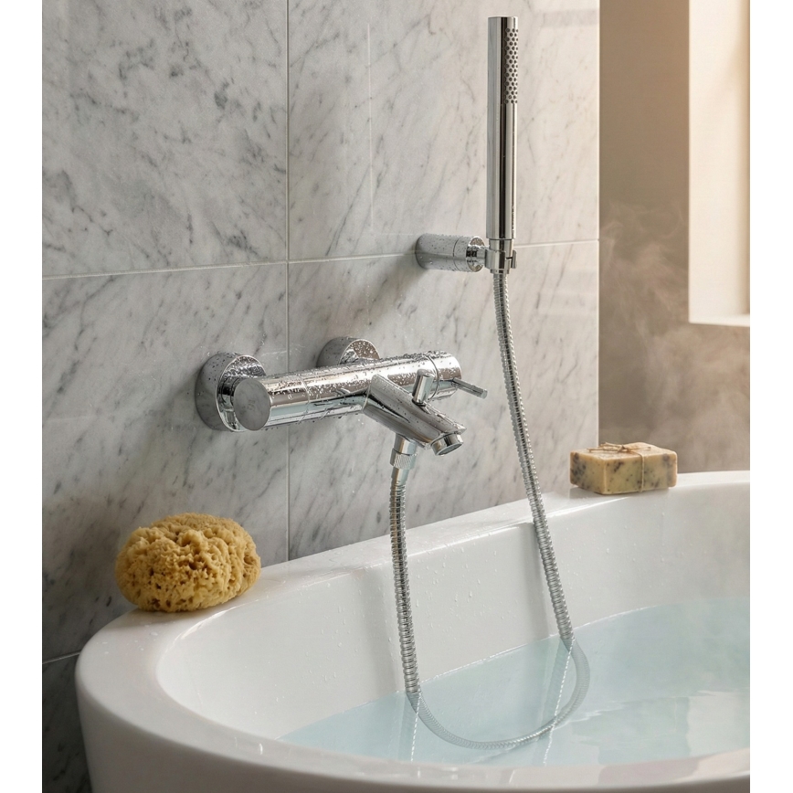 Paffoni - Ensemble pour baignoire LIGHT chrome brillant