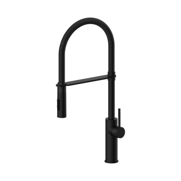 Paffoni - Keukenkraan met uittrekbare sproeikop LIGHT 52,5 cm glanzend chroom