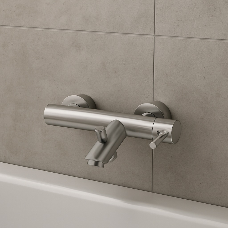 Paffoni - Mitigeur de baignoire LIGHT en inox