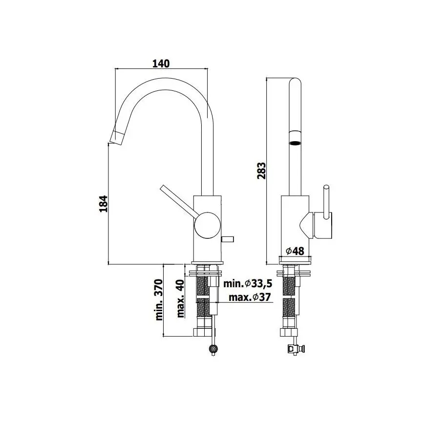 Paffoni - Mitigeur de lavabo LIGHT doré