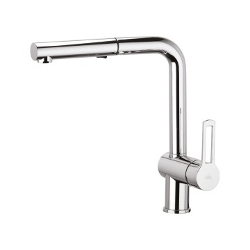 Paffoni - Mitigeur d'évier avec douchette extractible RINGO 29,2 cm