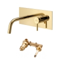Paffoni - Mitigeur lavabo encastré LIGHT, doré