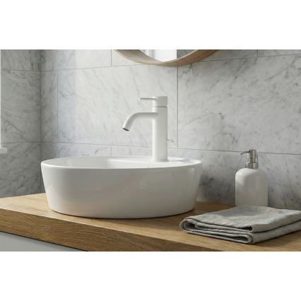Paffoni - Mitigeur pour lavabo + bonde LIGHT blanc