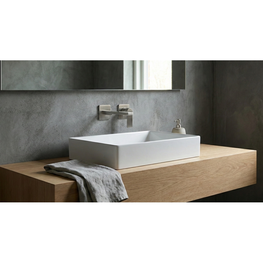 Paffoni - Mitigeur pour lavabo encastré TANGO en acier inoxydable