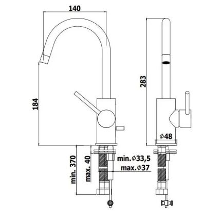 Paffoni - Mitigeur pour lavabo LIGHT chrome brillant