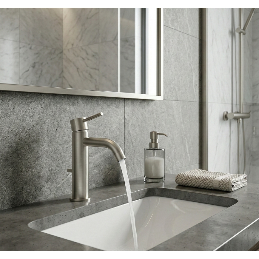 Paffoni - Wastafelkraan LIGHT RVS