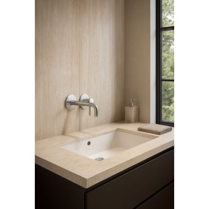 Paffoni - Wastafelmengkraan voor inbouw LIGHT RVS