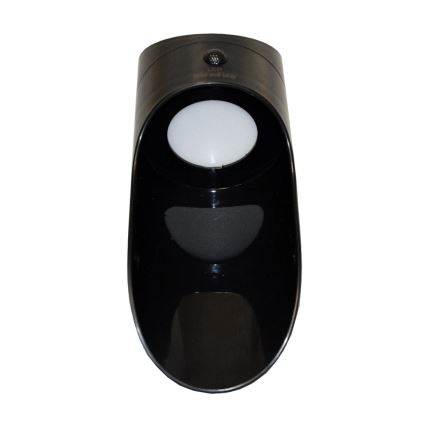 LED Solar Wandlamp met sensor PALESA LED/1W/3,7V IP65 1800 mAh zwart