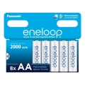 Panasonic - 8 st. Oplaadbare batterijen AA Eneloop 2000 mAh