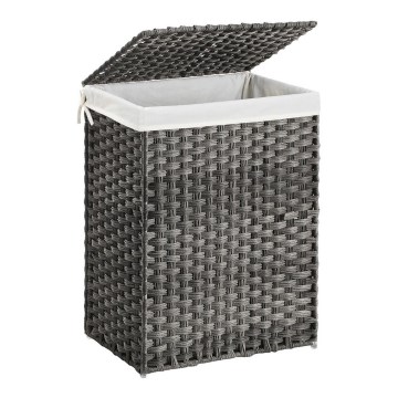 Panier à linge BLAINE gris