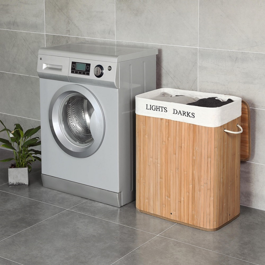 Panier à linge GUS marron